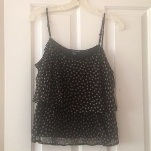 Brand new polka dot tank - tags still attached!